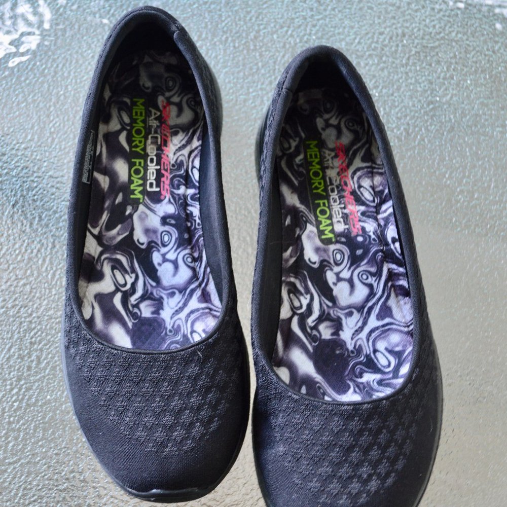 Black Skechers Non-Slip Shoes